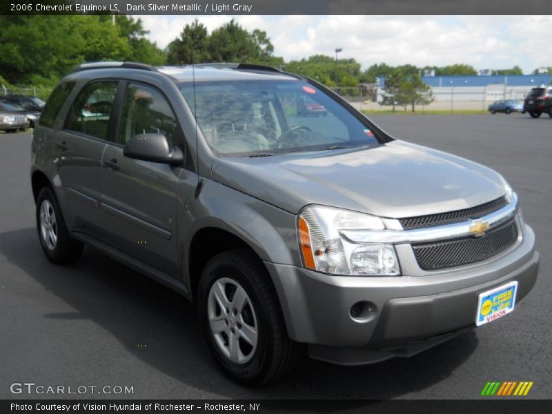 Dark Silver Metallic / Light Gray 2006 Chevrolet Equinox LS