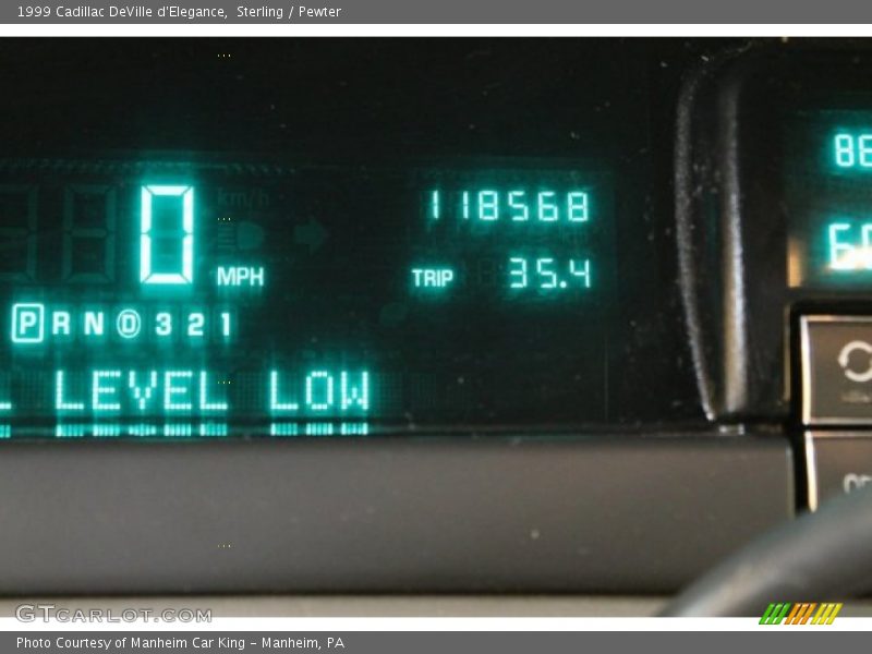  1999 DeVille d'Elegance d'Elegance Gauges