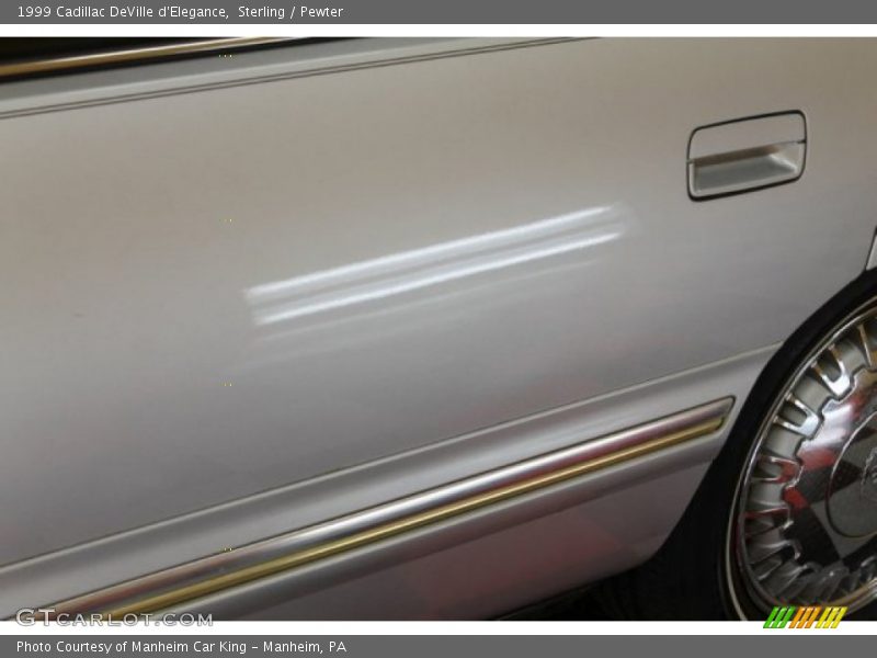 Sterling / Pewter 1999 Cadillac DeVille d'Elegance