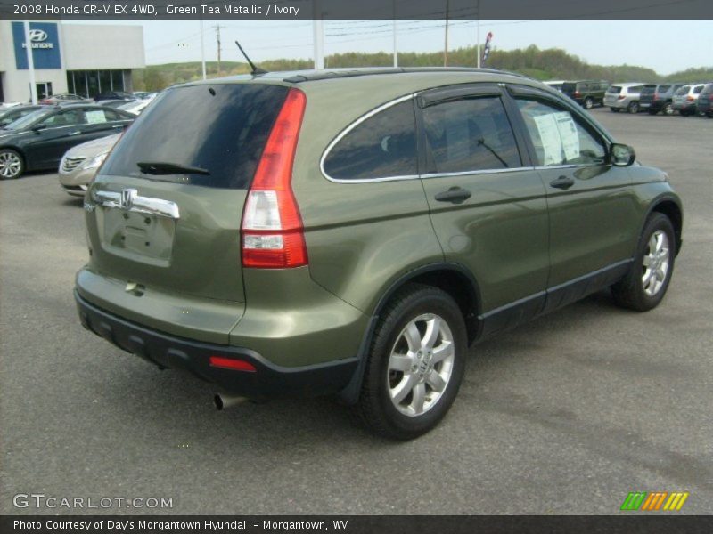 Green Tea Metallic / Ivory 2008 Honda CR-V EX 4WD