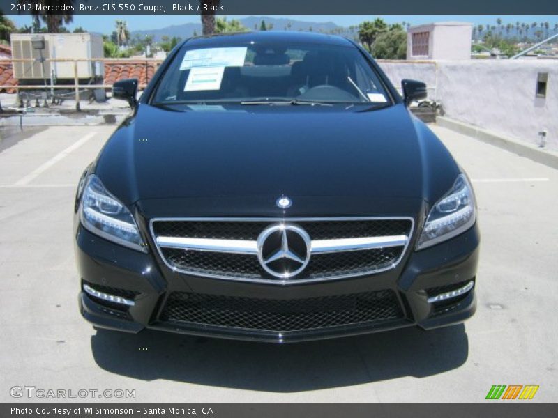 Black / Black 2012 Mercedes-Benz CLS 550 Coupe