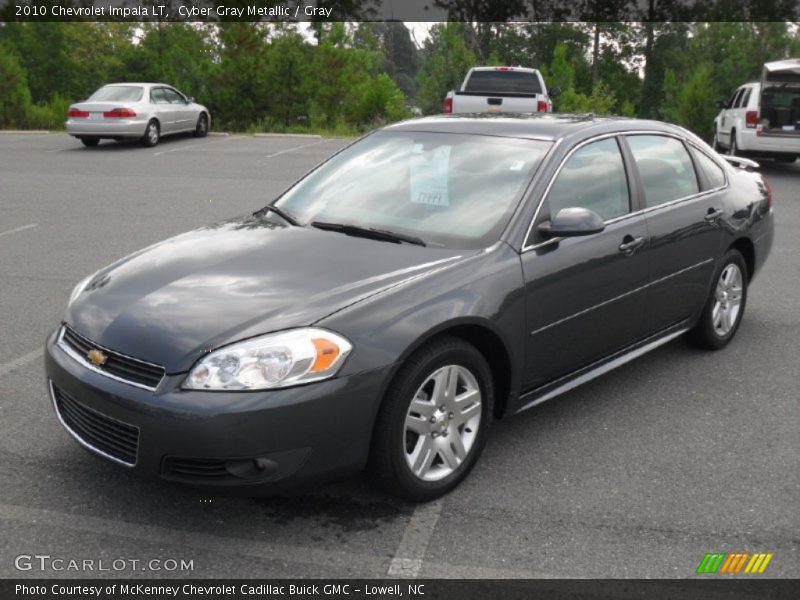 Cyber Gray Metallic / Gray 2010 Chevrolet Impala LT