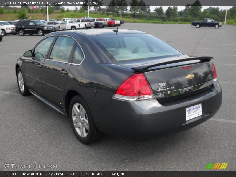 Cyber Gray Metallic / Gray 2010 Chevrolet Impala LT