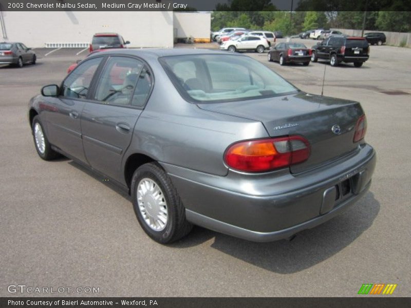 Medium Gray Metallic / Gray 2003 Chevrolet Malibu Sedan