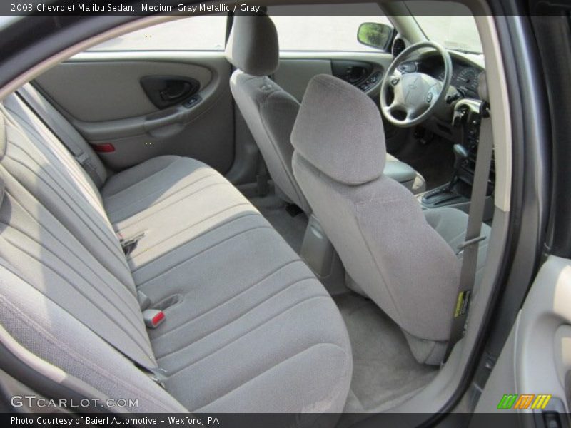 Medium Gray Metallic / Gray 2003 Chevrolet Malibu Sedan
