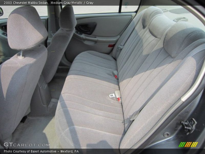 Medium Gray Metallic / Gray 2003 Chevrolet Malibu Sedan