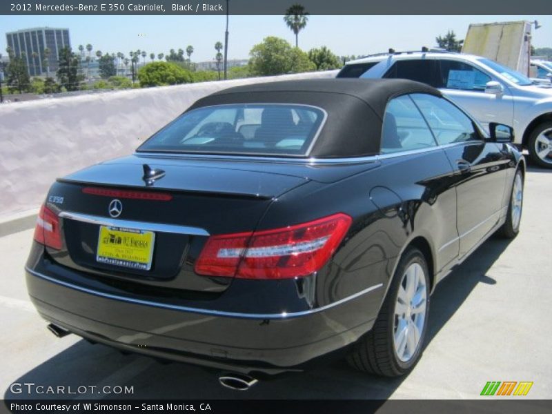 Black / Black 2012 Mercedes-Benz E 350 Cabriolet