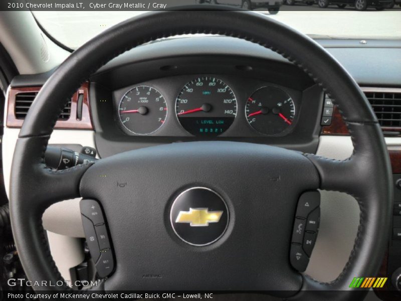 Cyber Gray Metallic / Gray 2010 Chevrolet Impala LT