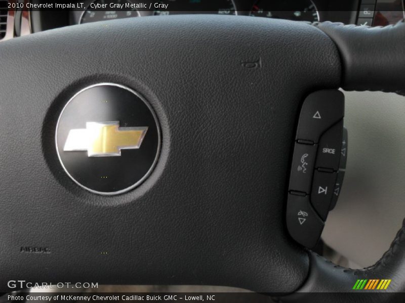Cyber Gray Metallic / Gray 2010 Chevrolet Impala LT