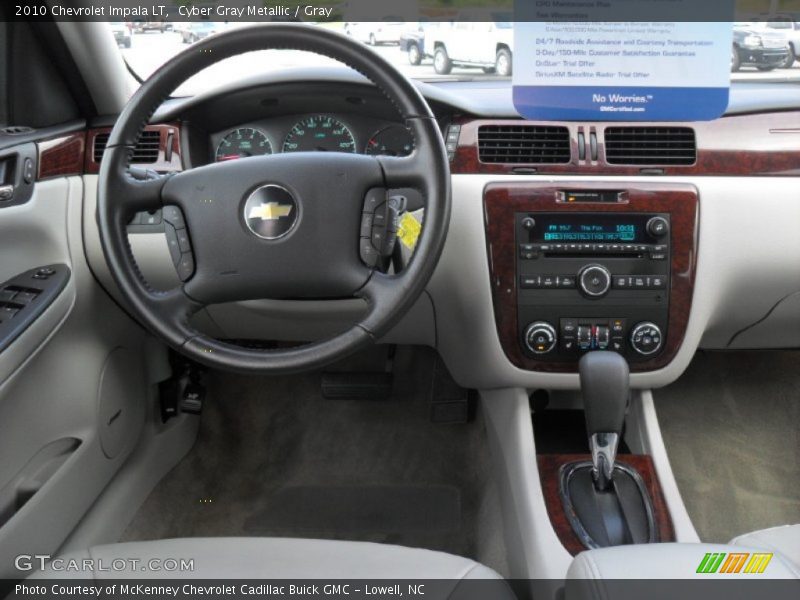 Cyber Gray Metallic / Gray 2010 Chevrolet Impala LT