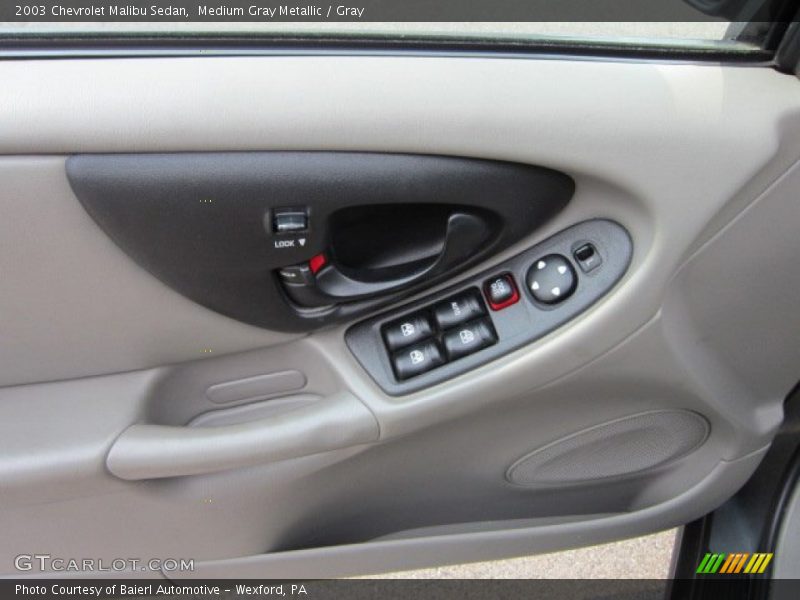 Medium Gray Metallic / Gray 2003 Chevrolet Malibu Sedan