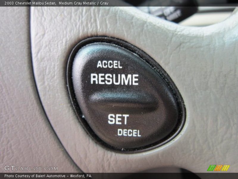 Medium Gray Metallic / Gray 2003 Chevrolet Malibu Sedan