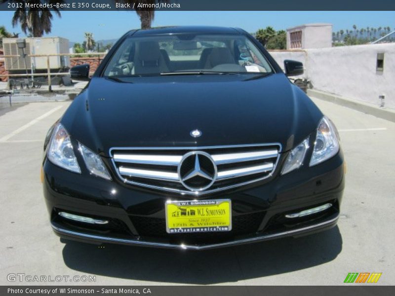Black / Almond/Mocha 2012 Mercedes-Benz E 350 Coupe