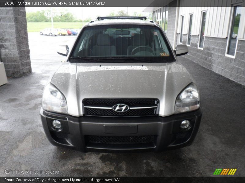 Sahara Silver / Gray 2006 Hyundai Tucson GLS V6 4x4