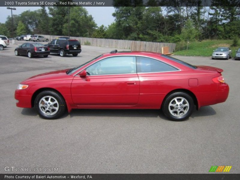  2003 Solara SE Coupe Red Flame Metallic
