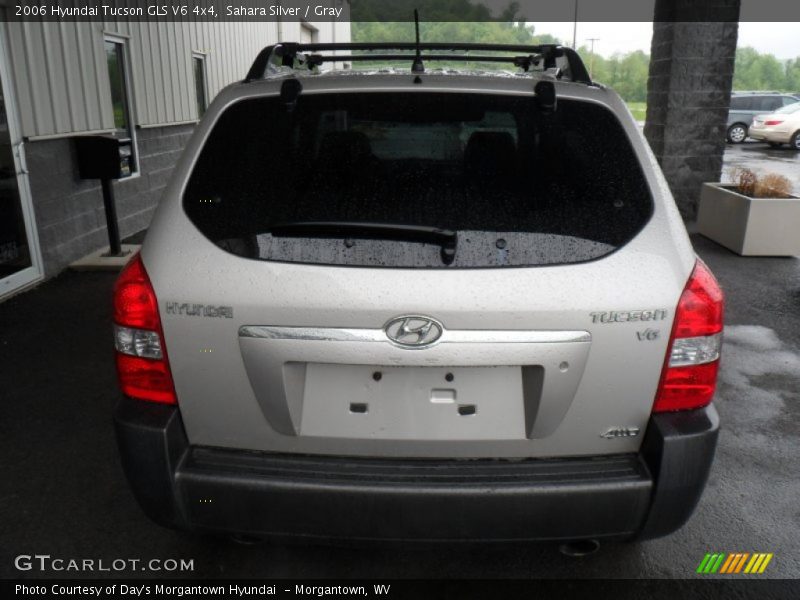 Sahara Silver / Gray 2006 Hyundai Tucson GLS V6 4x4