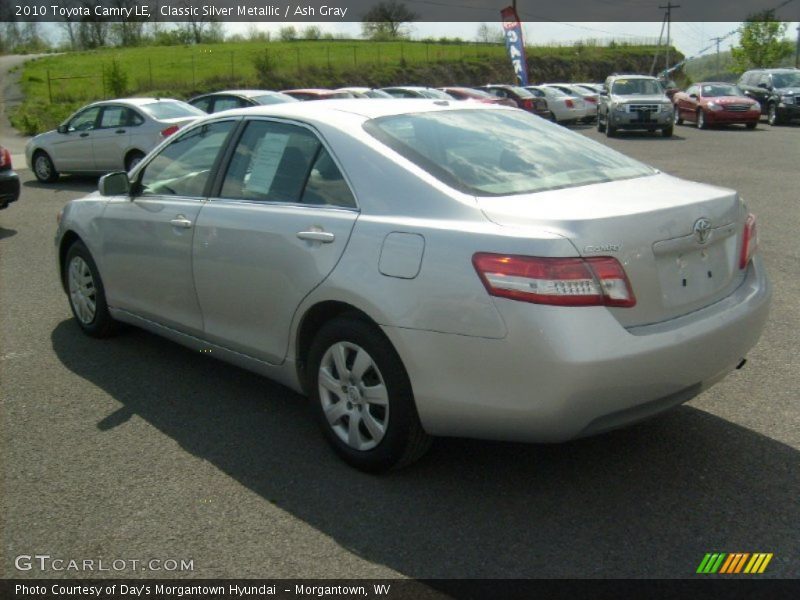 Classic Silver Metallic / Ash Gray 2010 Toyota Camry LE