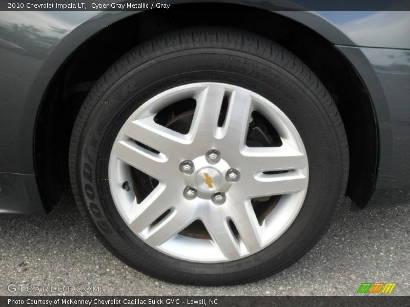 Cyber Gray Metallic / Gray 2010 Chevrolet Impala LT