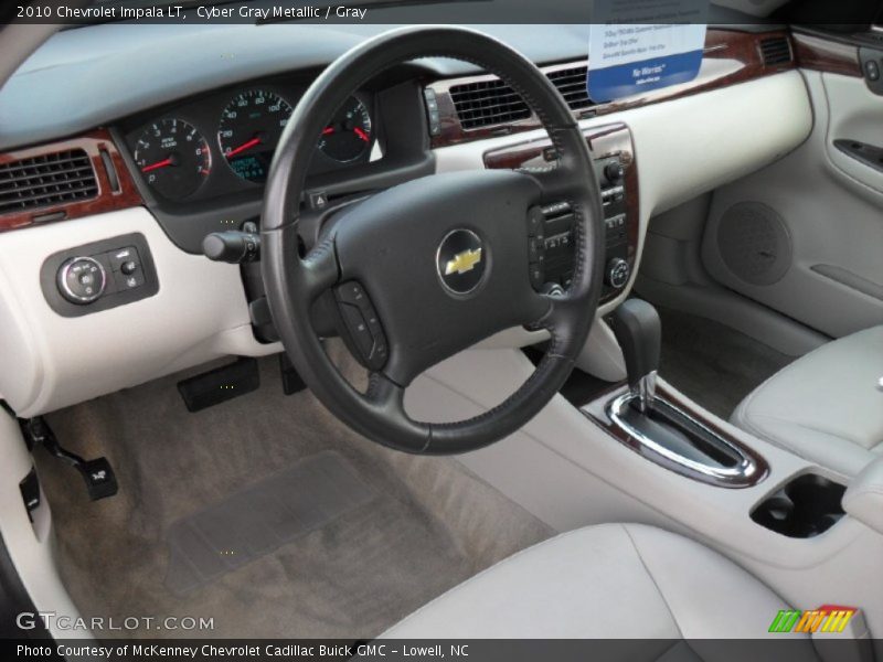Cyber Gray Metallic / Gray 2010 Chevrolet Impala LT
