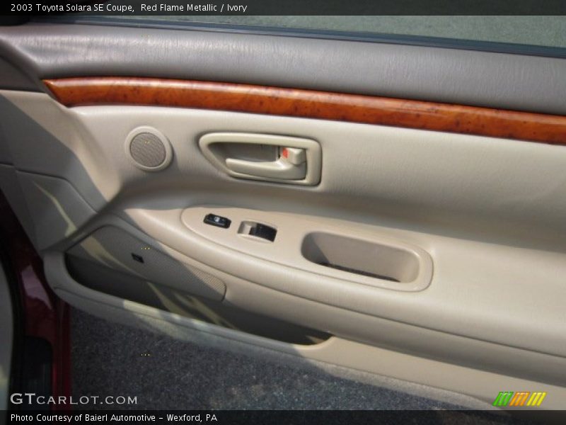 Red Flame Metallic / Ivory 2003 Toyota Solara SE Coupe