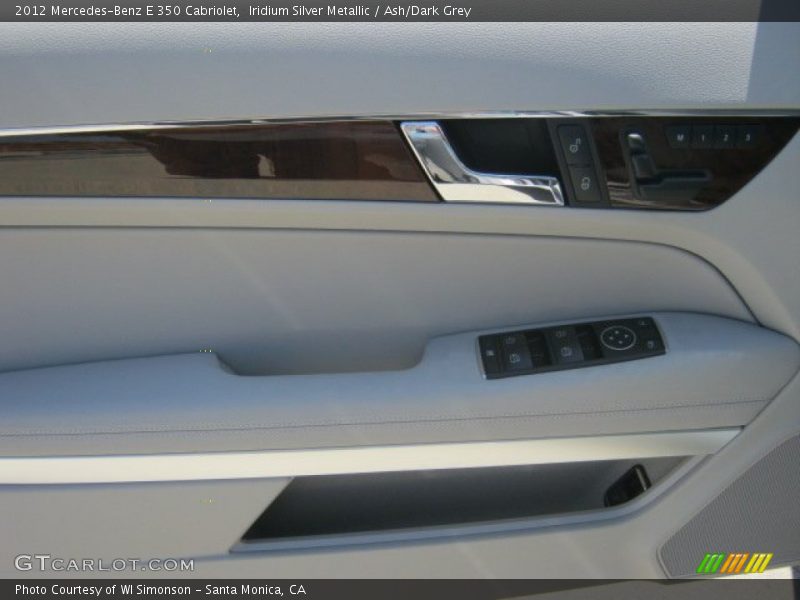 Iridium Silver Metallic / Ash/Dark Grey 2012 Mercedes-Benz E 350 Cabriolet