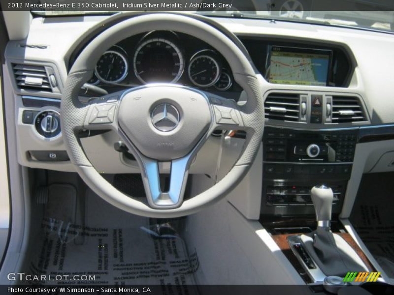 Dashboard of 2012 E 350 Cabriolet