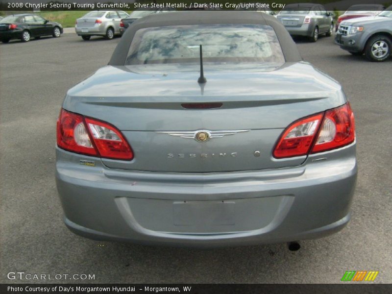 Silver Steel Metallic / Dark Slate Gray/Light Slate Gray 2008 Chrysler Sebring Touring Convertible