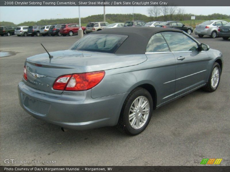 Silver Steel Metallic / Dark Slate Gray/Light Slate Gray 2008 Chrysler Sebring Touring Convertible