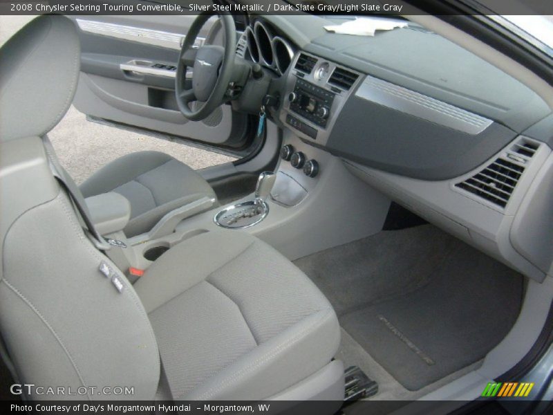Silver Steel Metallic / Dark Slate Gray/Light Slate Gray 2008 Chrysler Sebring Touring Convertible