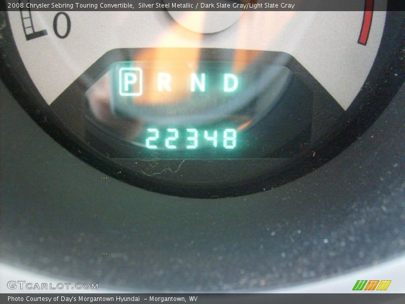 Silver Steel Metallic / Dark Slate Gray/Light Slate Gray 2008 Chrysler Sebring Touring Convertible