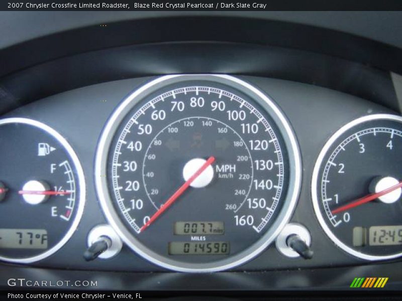 Blaze Red Crystal Pearlcoat / Dark Slate Gray 2007 Chrysler Crossfire Limited Roadster