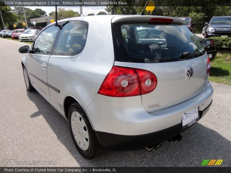 Reflex Silver Metallic / Anthracite Black 2008 Volkswagen Rabbit 2 Door