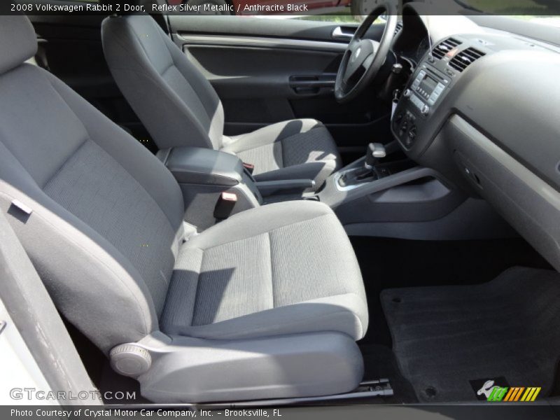 Reflex Silver Metallic / Anthracite Black 2008 Volkswagen Rabbit 2 Door