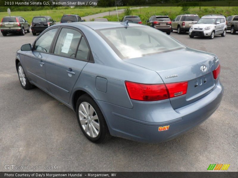 Medium Silver Blue / Gray 2010 Hyundai Sonata GLS