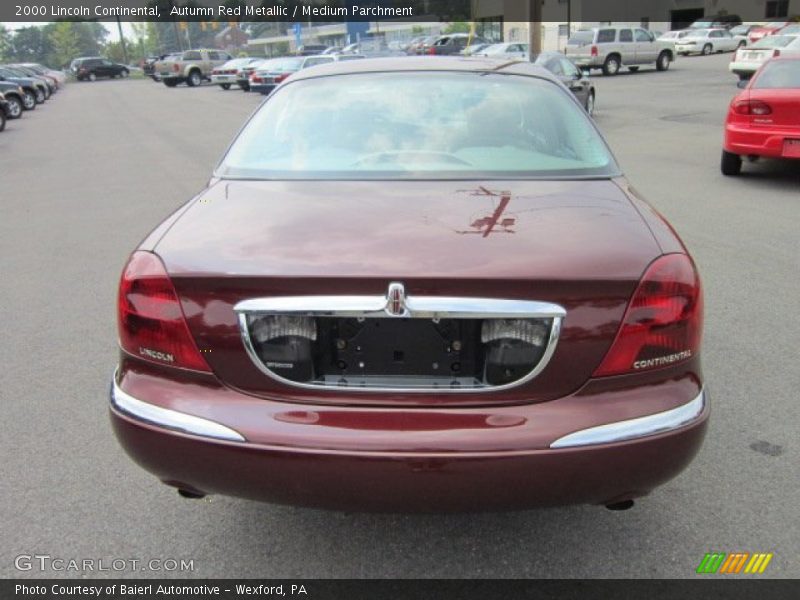  2000 Continental  Autumn Red Metallic