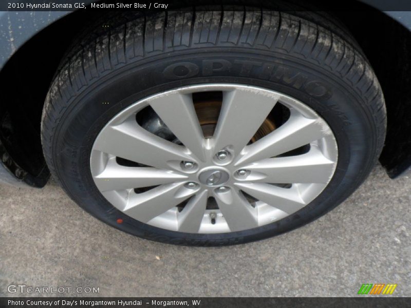 Medium Silver Blue / Gray 2010 Hyundai Sonata GLS