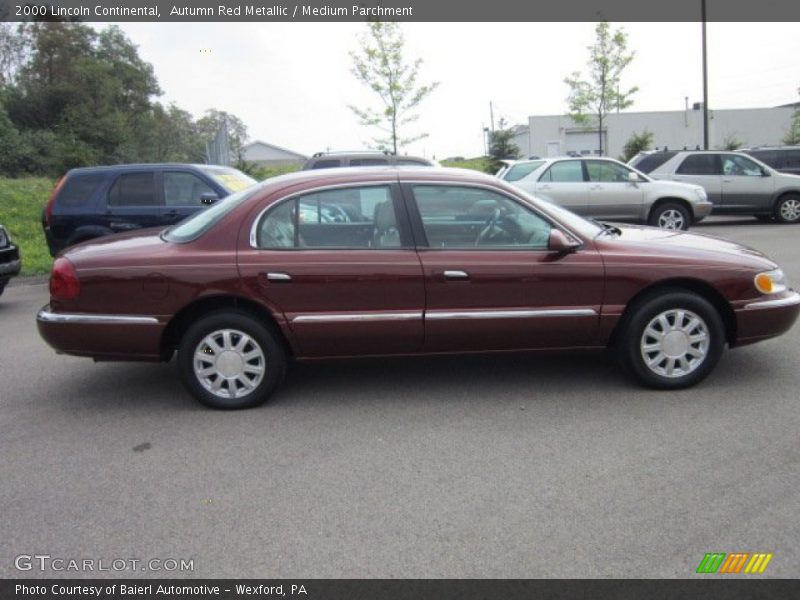  2000 Continental  Autumn Red Metallic