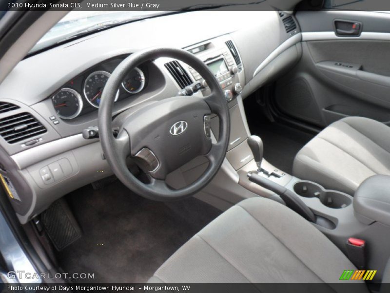 Medium Silver Blue / Gray 2010 Hyundai Sonata GLS