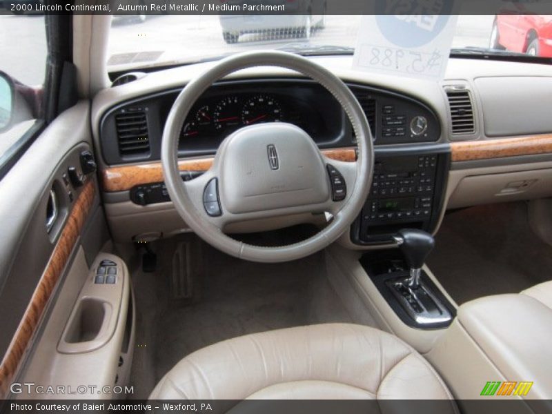 Dashboard of 2000 Continental 