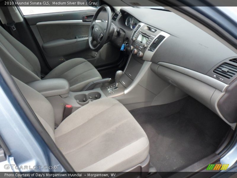 Medium Silver Blue / Gray 2010 Hyundai Sonata GLS