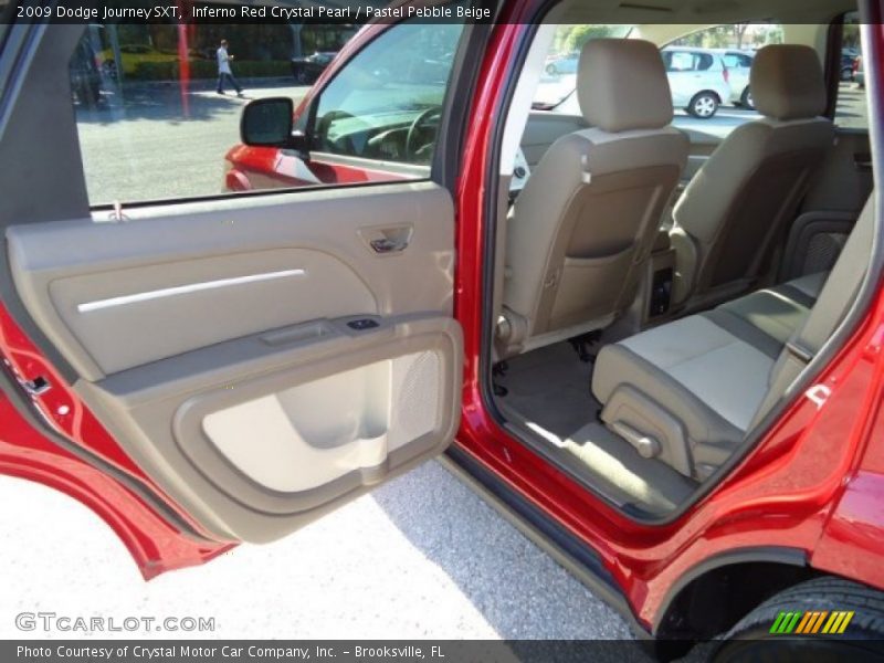 Inferno Red Crystal Pearl / Pastel Pebble Beige 2009 Dodge Journey SXT