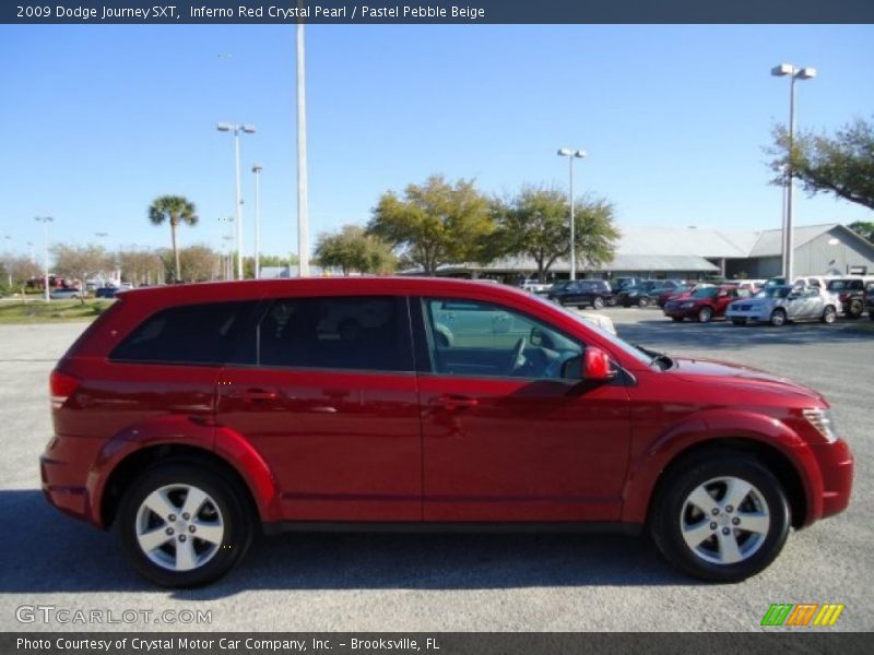 Inferno Red Crystal Pearl / Pastel Pebble Beige 2009 Dodge Journey SXT