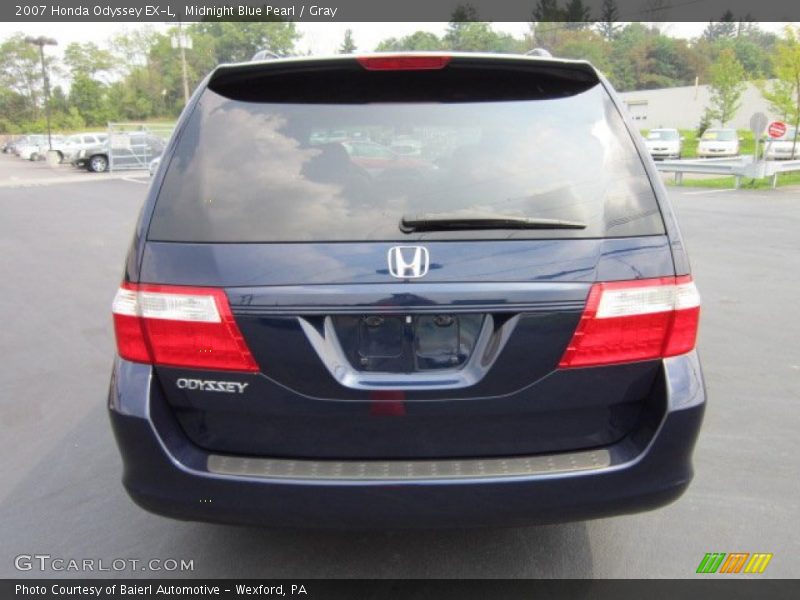 Midnight Blue Pearl / Gray 2007 Honda Odyssey EX-L