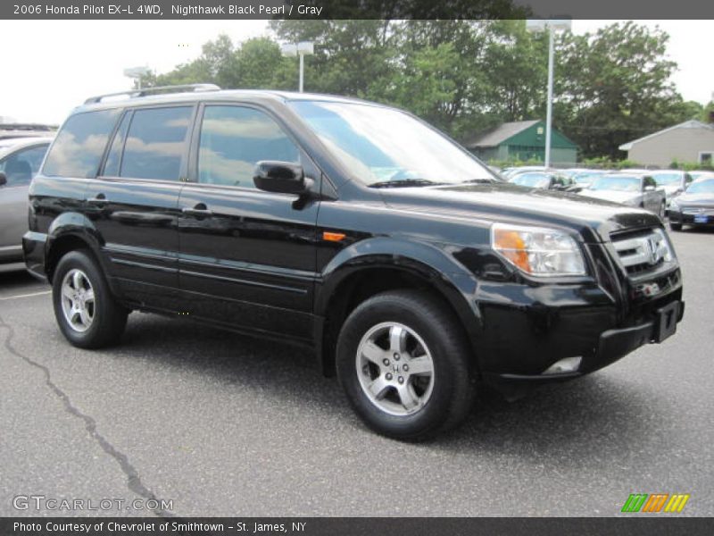 Nighthawk Black Pearl / Gray 2006 Honda Pilot EX-L 4WD