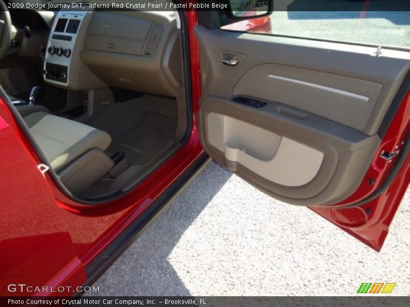 Inferno Red Crystal Pearl / Pastel Pebble Beige 2009 Dodge Journey SXT