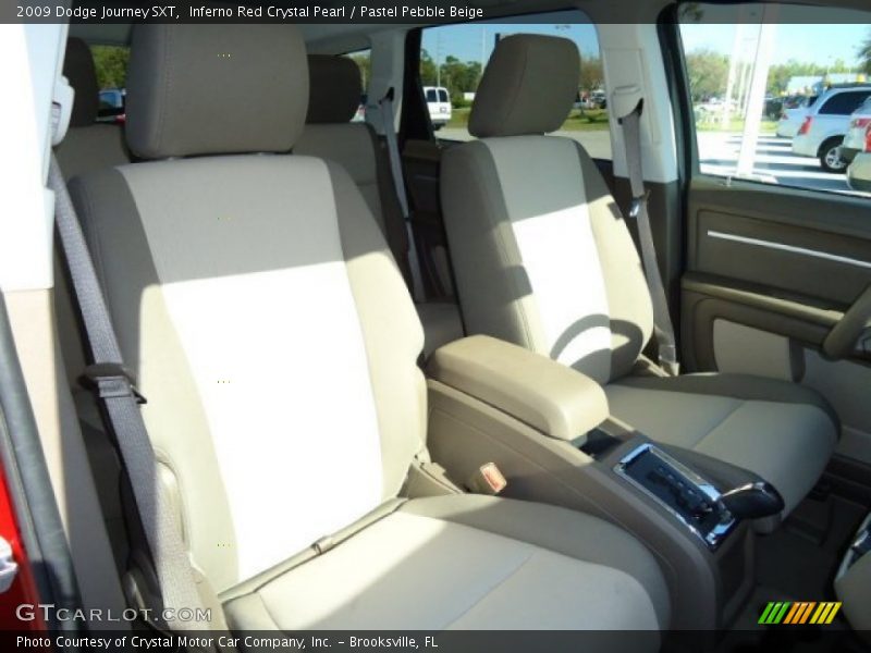 Inferno Red Crystal Pearl / Pastel Pebble Beige 2009 Dodge Journey SXT