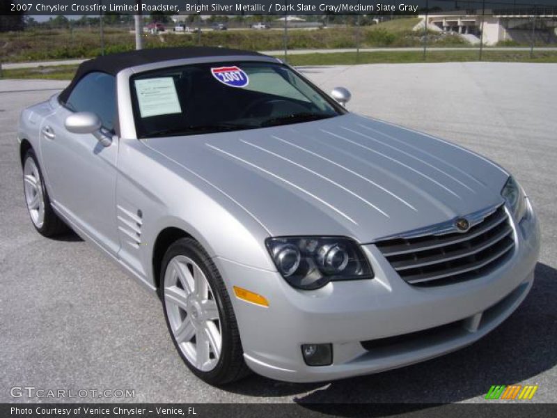 Bright Silver Metallic / Dark Slate Gray/Medium Slate Gray 2007 Chrysler Crossfire Limited Roadster