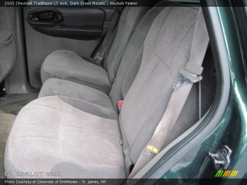 Dark Green Metallic / Medium Pewter 2003 Chevrolet TrailBlazer LT 4x4