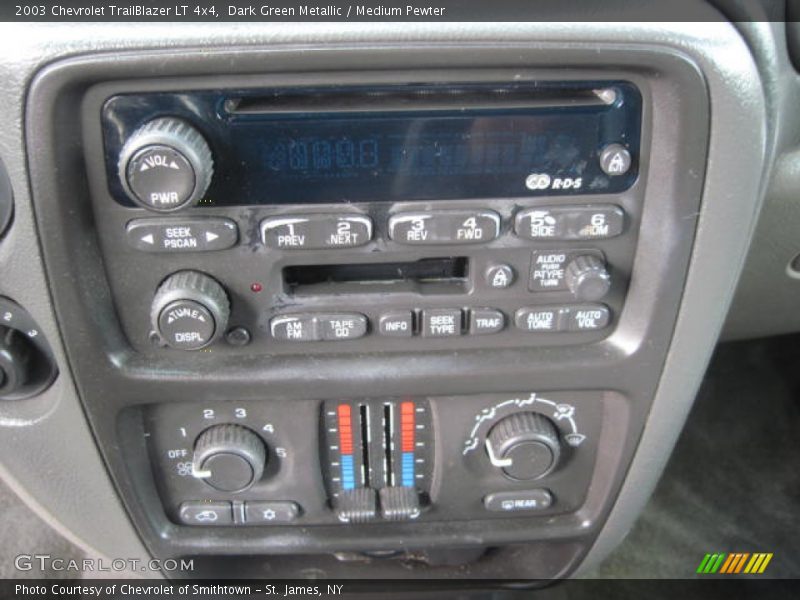 Dark Green Metallic / Medium Pewter 2003 Chevrolet TrailBlazer LT 4x4