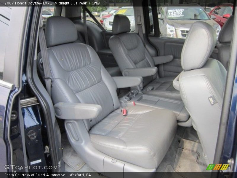 Midnight Blue Pearl / Gray 2007 Honda Odyssey EX-L